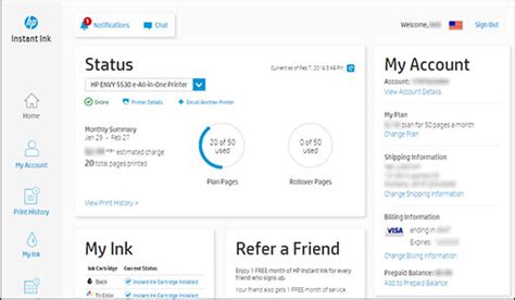 instant ink hp account|hp instant ink einloggen.